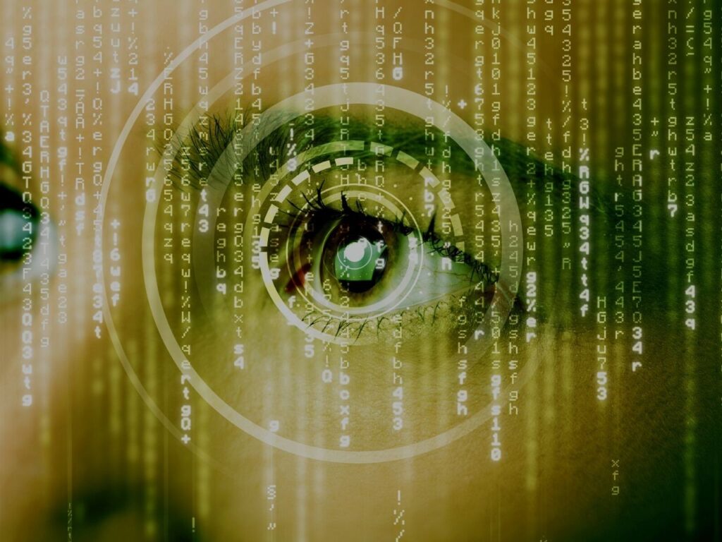 Close-up of a woman scanning hex